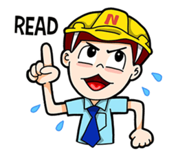 Couple Engineer English sticker #9458398