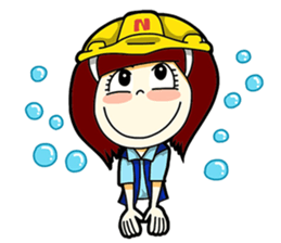 Couple Engineer English sticker #9458399