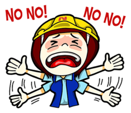 Couple Engineer English sticker #9458407