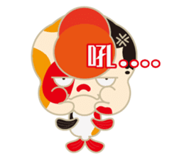 KaWaYu ! King of gold fish sticker #9481627