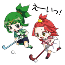 komatchi and sasadangorou sticker #9505655
