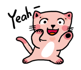 Pinky Lovely Kitty 9 (only pictures) sticker #9519074