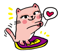 Pinky Lovely Kitty 9 (only pictures) sticker #9519079