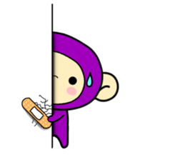 Happiness of monkeys sticker #9532570