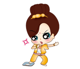 The cutest goddness of mercy sticker #9670183