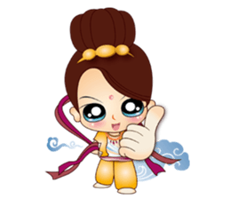 The cutest goddness of mercy sticker #9670191