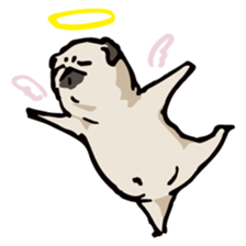 BOBO Pug's life sticker #9677663