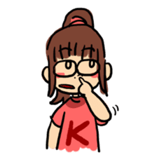 Cute Koharu sticker #9694806