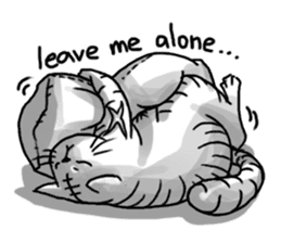 Gangster Cat sticker #9718192