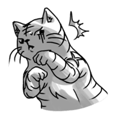 Gangster Cat sticker #9718196