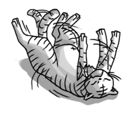 Gangster Cat sticker #9718198