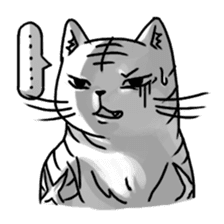 Gangster Cat sticker #9718205