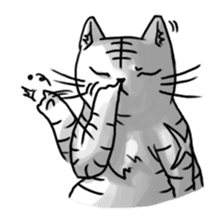 Gangster Cat sticker #9718208