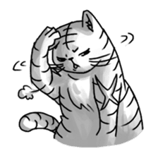 Gangster Cat sticker #9718209