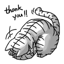 Gangster Cat sticker #9718210