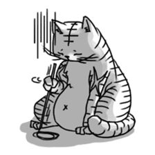 Gangster Cat sticker #9718213