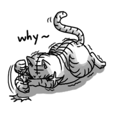 Gangster Cat sticker #9718215