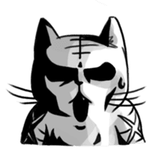Gangster Cat sticker #9718216