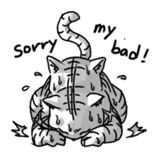 Gangster Cat sticker #9718218