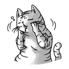 Gangster Cat sticker #9718219