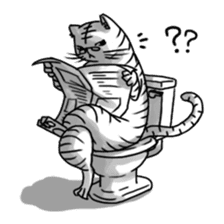 Gangster Cat sticker #9718220