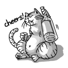 Gangster Cat sticker #9718221