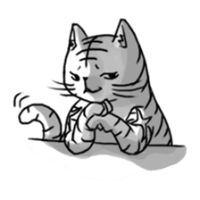 Gangster Cat sticker #9718227