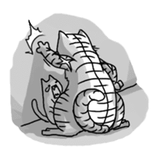 Gangster Cat sticker #9718229