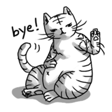 Gangster Cat sticker #9718231