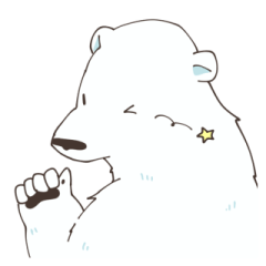 Polar bear Sticker of Shimako
