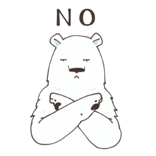 Polar bear Sticker of Shimako sticker #9732079