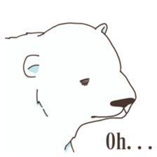Polar bear Sticker of Shimako sticker #9732081