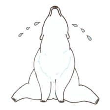 Polar bear Sticker of Shimako sticker #9732085