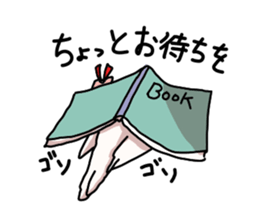 White Java sparrow sticker sticker #9734757