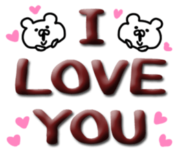 Love love chocolate. sticker #9755558