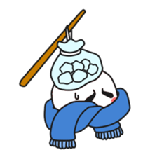 Simple skull baby. sticker #9758593