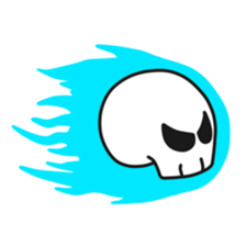 Simple skull baby. sticker #9758596