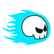 Simple skull baby. sticker #9758596
