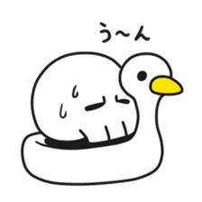 Simple skull baby. sticker #9758600