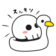 Simple skull baby. sticker #9758601