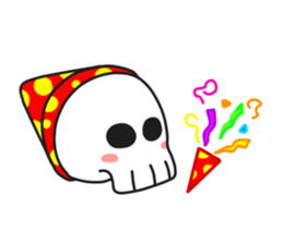 Simple skull baby. sticker #9758603