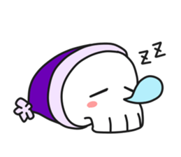 Simple skull baby. sticker #9758610