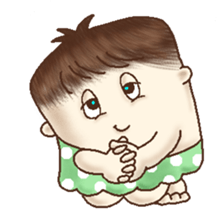 Square Head Caveman sticker #9780896