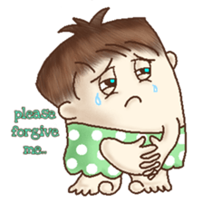 Square Head Caveman sticker #9780899