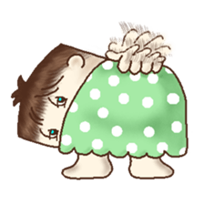 Square Head Caveman sticker #9780904