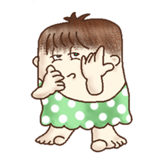 Square Head Caveman sticker #9780913