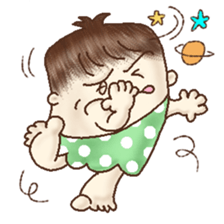 Square Head Caveman sticker #9780916