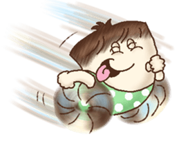 Square Head Caveman sticker #9780925