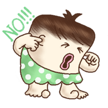 Square Head Caveman sticker #9780928