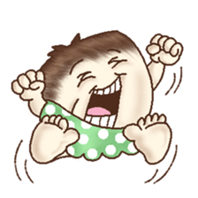 Square Head Caveman sticker #9780930